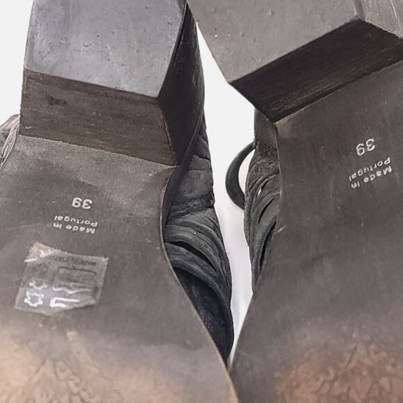 Free People Carrera Heel Boot Size 39 8.5 Slate Womens Shoe Shoes Heels Bootiez - Picture 10 of 14